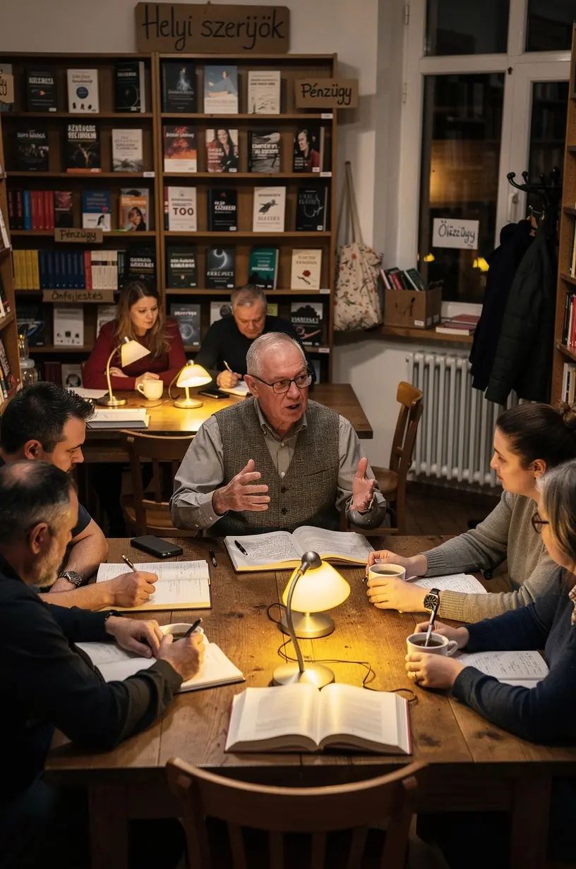 Személyes pénzügyi blog borítóképe jegyzetfüzettel és költségvetési táblázattal az asztalon.